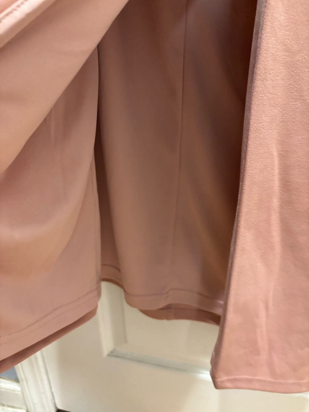 NEW Lulu's Cocktail Club Blush Pink One-Shoulder Midi Dress Front Slit size S - Picture 12 of 16